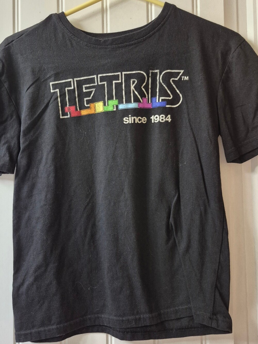 Womens officially licensed Pull&Bear Tetris "Since 1984" graphic t-shirt Size XS